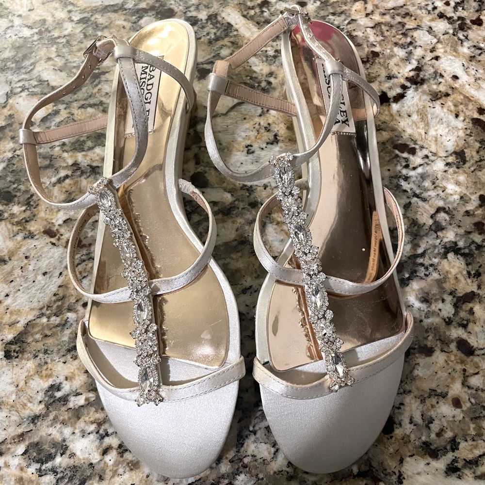 Badgley Mischka Amuse Jeweled Sandal